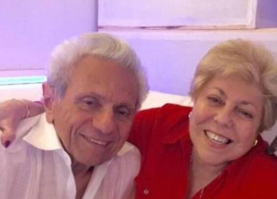 Nidia del Carmen Ripoll Torrado with her husband William Mebarak.